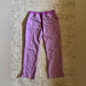 Figs Kade Cargo Scrub Pants Sz Small Dusk Iris